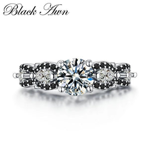 Anillos & Silver Eternity Band Jewelry Wedding Rings for Women