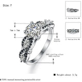 Anillos & Silver Eternity Band Jewelry Wedding Rings for Women