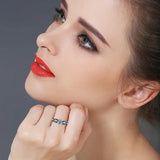 Anillos & Silver Eternity Band Jewelry Wedding Rings for Women