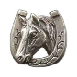 925 Thai Silver Horse Head Ring Men's Adjustable Jewelry Accessories