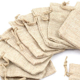 10pcs Jute Bags Gift Drawstring Pouch Packaging Bags For Gift Linen Bags