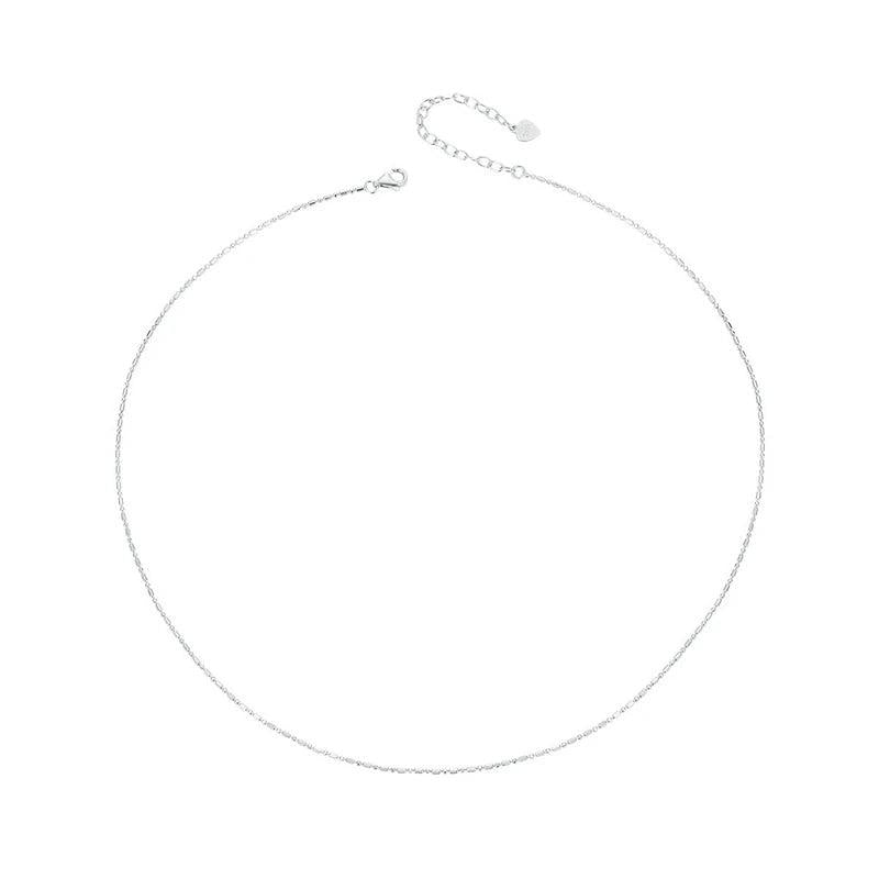 925 Sterling Silver Chain Necklace for Women BSA006