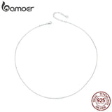 925 Sterling Silver Chain Necklace for Women BSA006