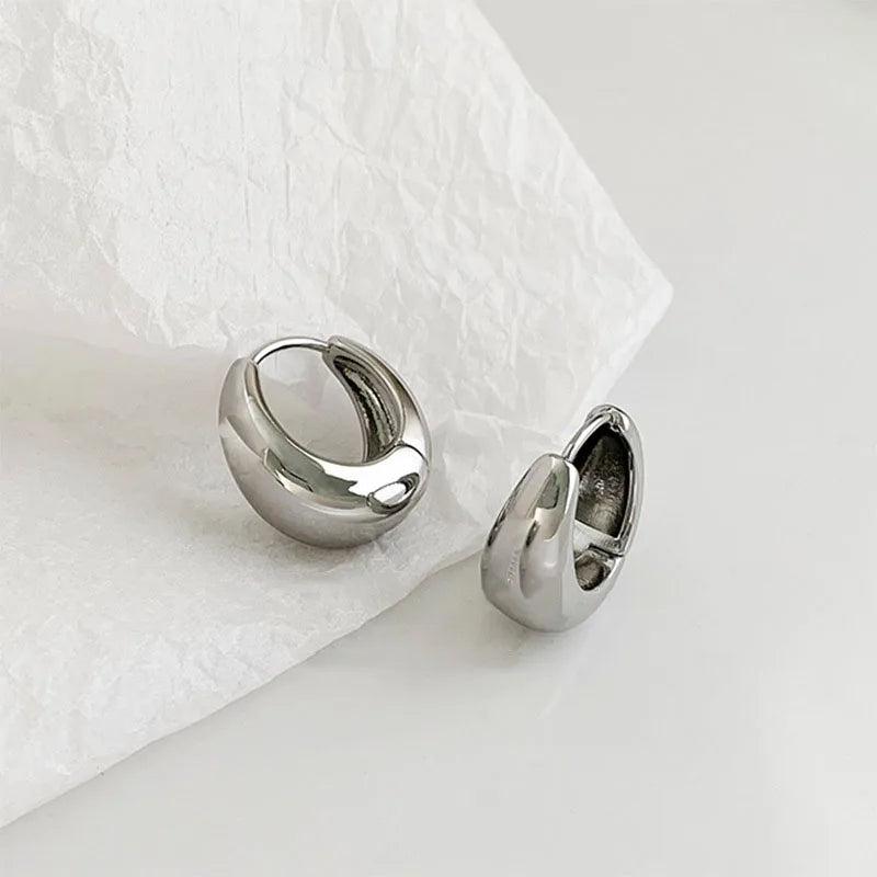 925 Silver Vintage Earrings For Women Allergy-Free Party Accessories