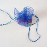 50pcs Round Organza Bag Drawstring Jewelry Bags for Wedding/Gift/Candy