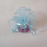 50pcs Round Organza Bag Drawstring Jewelry Bags for Wedding/Gift/Candy