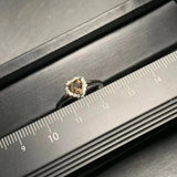 Natural Smoky Quartz Rings For Women 925 Silver Plated Fine Jewelry