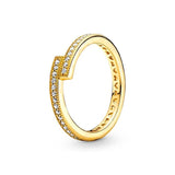 18k Plated 925 Silver Princess Crown Ring