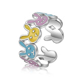 925 Silver Rabbit Ring High-quality Jewelry Women FQL23236