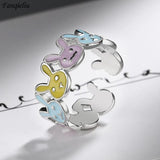 925 Silver Rabbit Ring High-quality Jewelry Women FQL23236