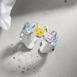 925 Silver Rabbit Ring High-quality Jewelry Women FQL23236