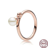 925 Silver Round Padlock Heart Sign Ring Wedding Gift
