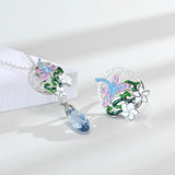 Silver 925 Flower Zircon Ring Women Wedding Gift