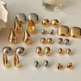 925 Silver Plated Small Circle Earrings for Women