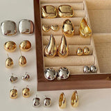 925 Silver Plated Small Circle Earrings for Women