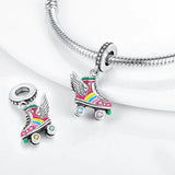 BAMELA 925 Silver Sport Charms for Bracelet DIY Jewelry