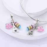 BAMELA 925 Silver Sport Charms for Bracelet DIY Jewelry