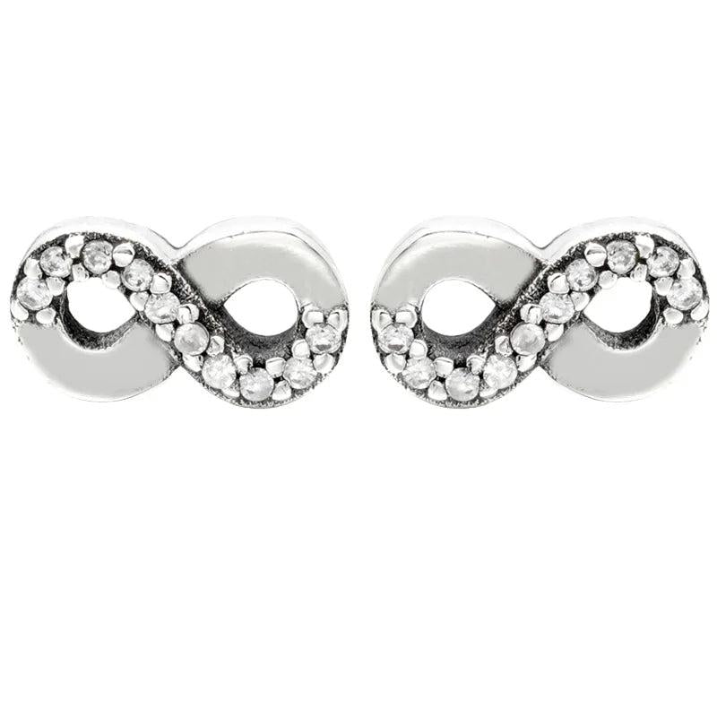 925 Silver Enchanted Crown Tree Of Love Earrings