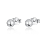 925 Silver Small Balls Stud Earrings Stackable Jewelry