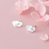 MloveAcc 925 Silver Pig Stud Earrings Gift For Girls Kids Lady