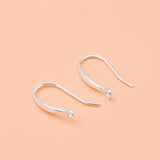 925 Sterling Silver Ear Hook DIY Earring Accessories