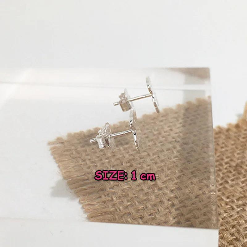 Spanish Bear Classic Stud Earrings 925 Sterling Silver Tousingly Women's Jewelry