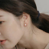 925 Silver Star Stud Earrings Small Simple Jewelry