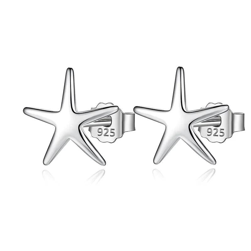 TrustDavis Star Stud Earrings Wedding Jewelry Gift
