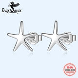 TrustDavis Star Stud Earrings Wedding Jewelry Gift