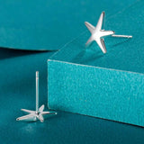 TrustDavis Star Stud Earrings Wedding Jewelry Gift