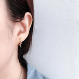 925 Silver Awl Spike Stud Earrings Geometric Party Jewelry Gift