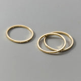 Vintage Small Zircon Rings for Women Wedding Jewelry