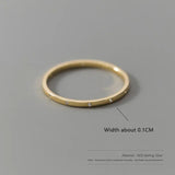 Vintage Small Zircon Rings for Women Wedding Jewelry