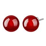 925 Silver Opal Stud Earrings FQL23694