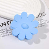 Women Plastic Hair Claws Crab Clamps Flower Shape Hair Clips Headwear