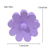 Women Plastic Hair Claws Crab Clamps Flower Shape Hair Clips Headwear