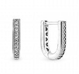 925 Silver Reversible Pave Circle Earrings Wedding Jewelry