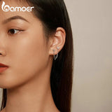 925 Silver Butterfly & Tassel Earrings, Women's Sweet Jewelry Gift