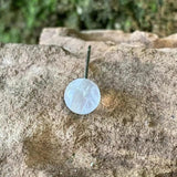 925 Silver Moonstone Stud Earrings Allergy-Free Jewelry