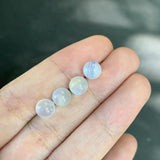 925 Silver Moonstone Stud Earrings Allergy-Free Jewelry