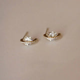 S925 Zircon Planet Earrings for Women - Temperament Jewelry