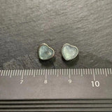 Natural Aquamarine 925 Silver Stud Earrings Women Jewelry Gift Green