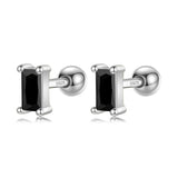 TrustDavis 925 Sterling Silver Flower Star Stud Earrings For Girls