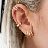 Zircon 925 Sterling Silver Earrings Studs for Women Cartilage Piercing