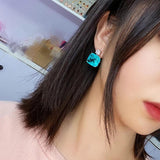 Stylish CZ Women's Earrings 925 Silver Jewelry