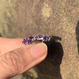 Amethyst 925 Silver Stud Earrings Peridot Jewelry