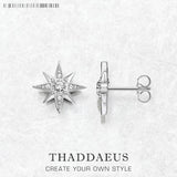 Magic Star Studs Earrings 925 Sterling Silver