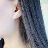 Magic Star Studs Earrings 925 Sterling Silver