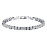 925 Silver Tennis Bracelet Hip Hop Zircon Jewelry