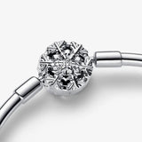 Sterling Silver Plated Snake Chain Bracelet for European Charms